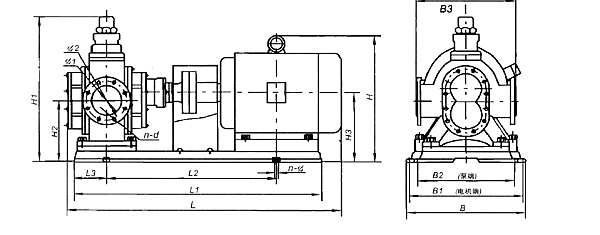 KCB-1200～KCB-9600外型及安装尺